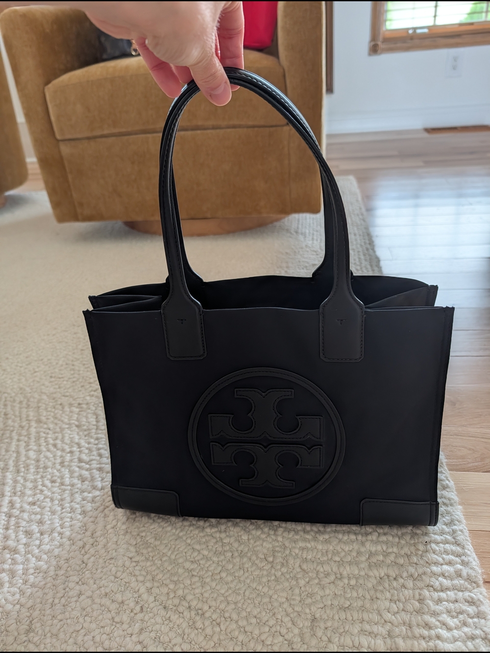 Tory Burch Black Logo Tote *Authentic*